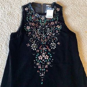 Gorgeous jeweled velvet dress!